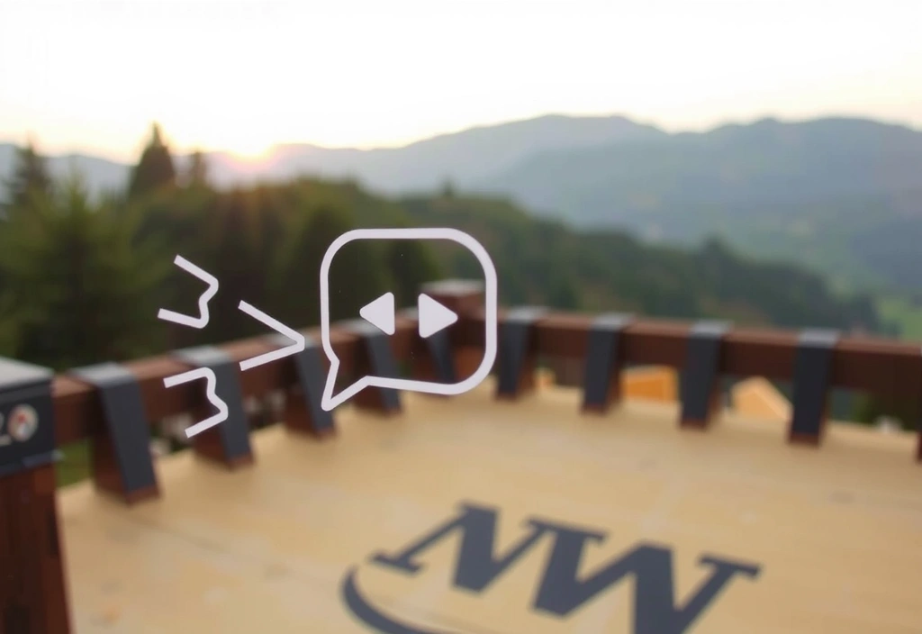 Symbole de communication, bulle de dialogue stylisée